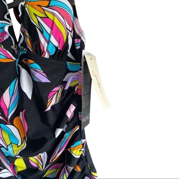 New! Profile by Gottex Monaco Halter Tankini Top - Picture 4 of 8